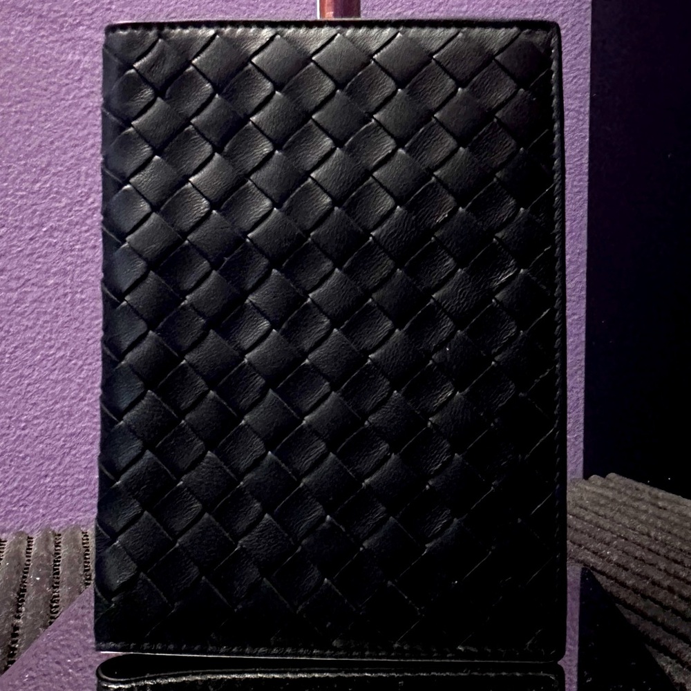 Bottega Veneta Leather Passport Holder